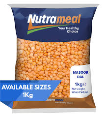 Kamili Nutrameal Red Lentils (Masoor Whole) 1Kg