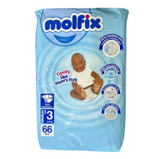 Molfix Day & Night Size 3 6-9Kg 66 Pieces