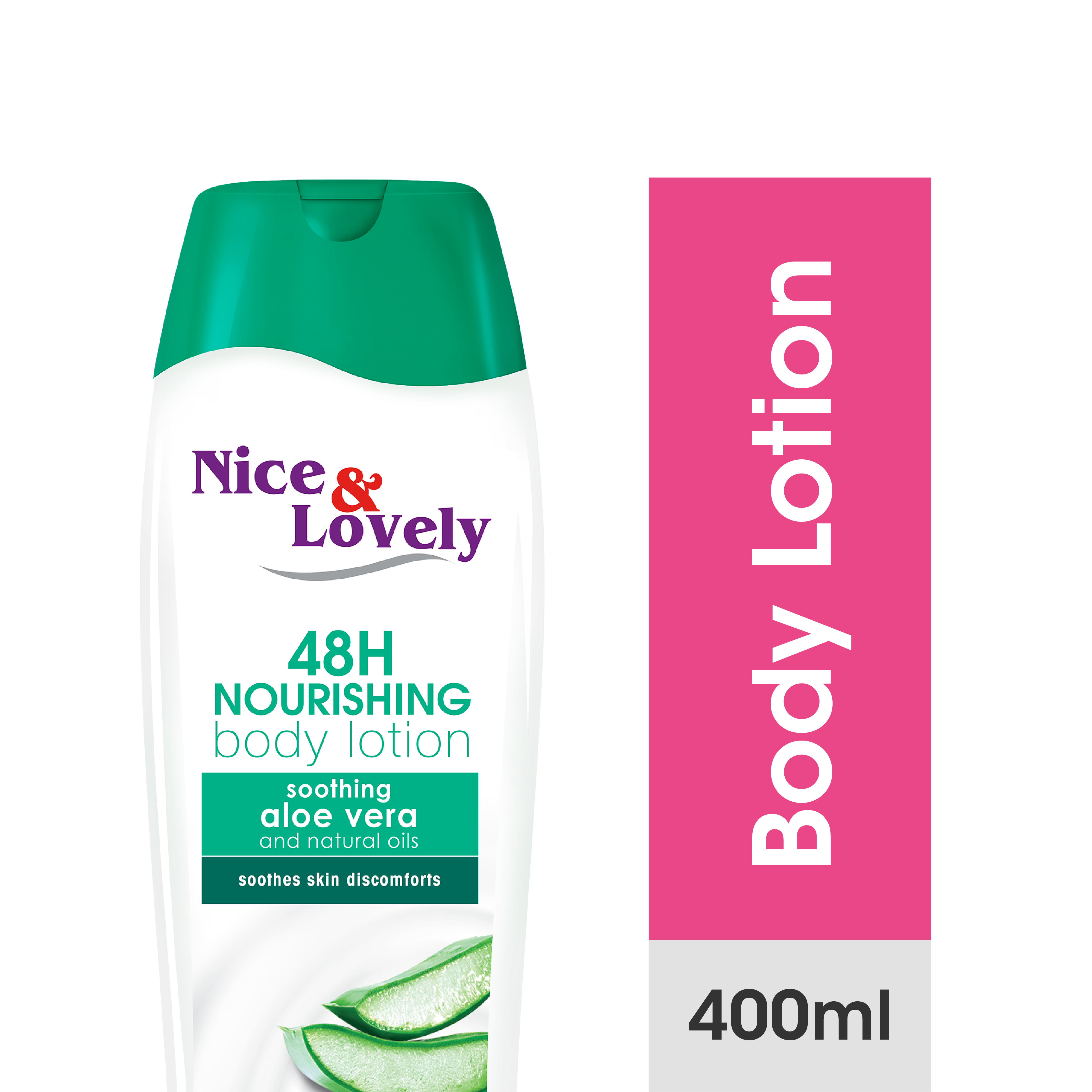 Nice & Lovely Lotion Aloe Vera With Natural Oils 400ml