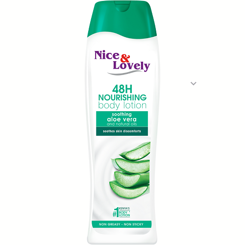 Nice & Lovely Lotion Aloe Vera With Natural Oils 600ml